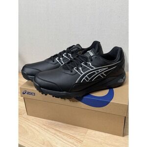 ASICS Gel Preshot Golf Shoes‎ Mens 10.5 Black Waterproof Spikeless NEW